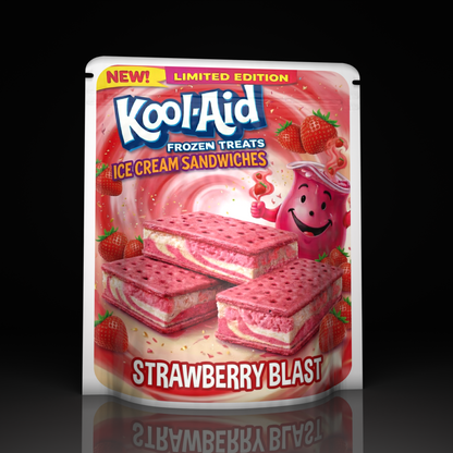 Kool Aid Ice Cream Starwberry Blast