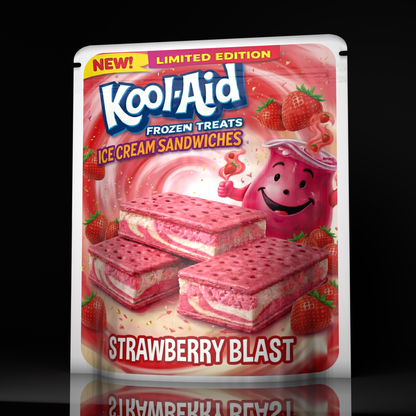 Kool Aid Ice Cream Starwberry Blast
