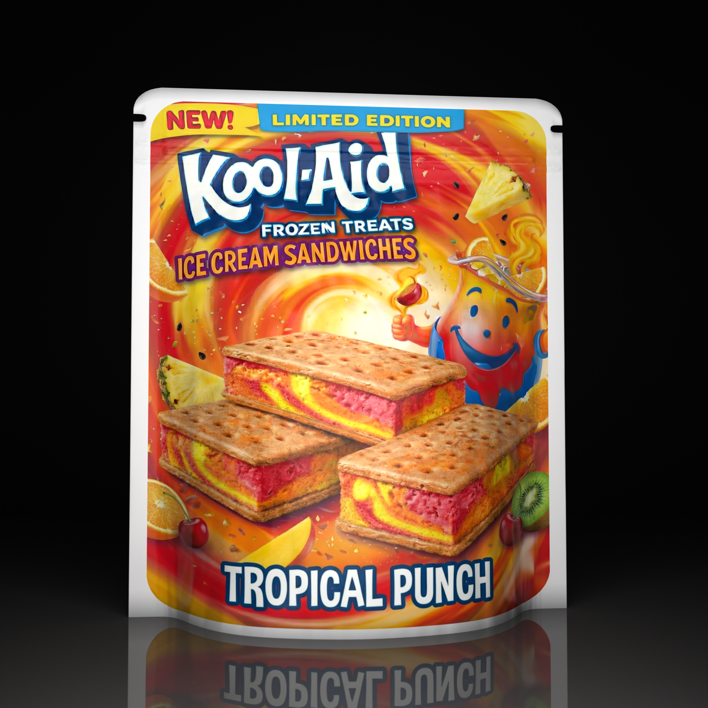 Kool Aid Ice Cream Tropical Punch1