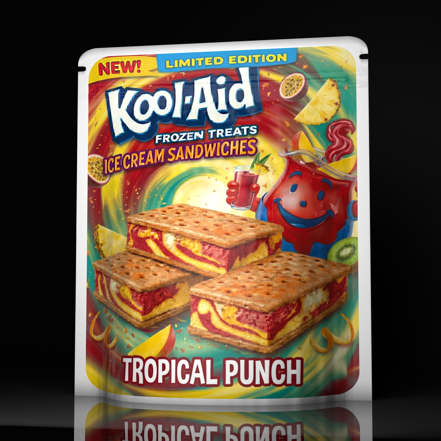 Kool Aid Ice Cream Tropical Punch2