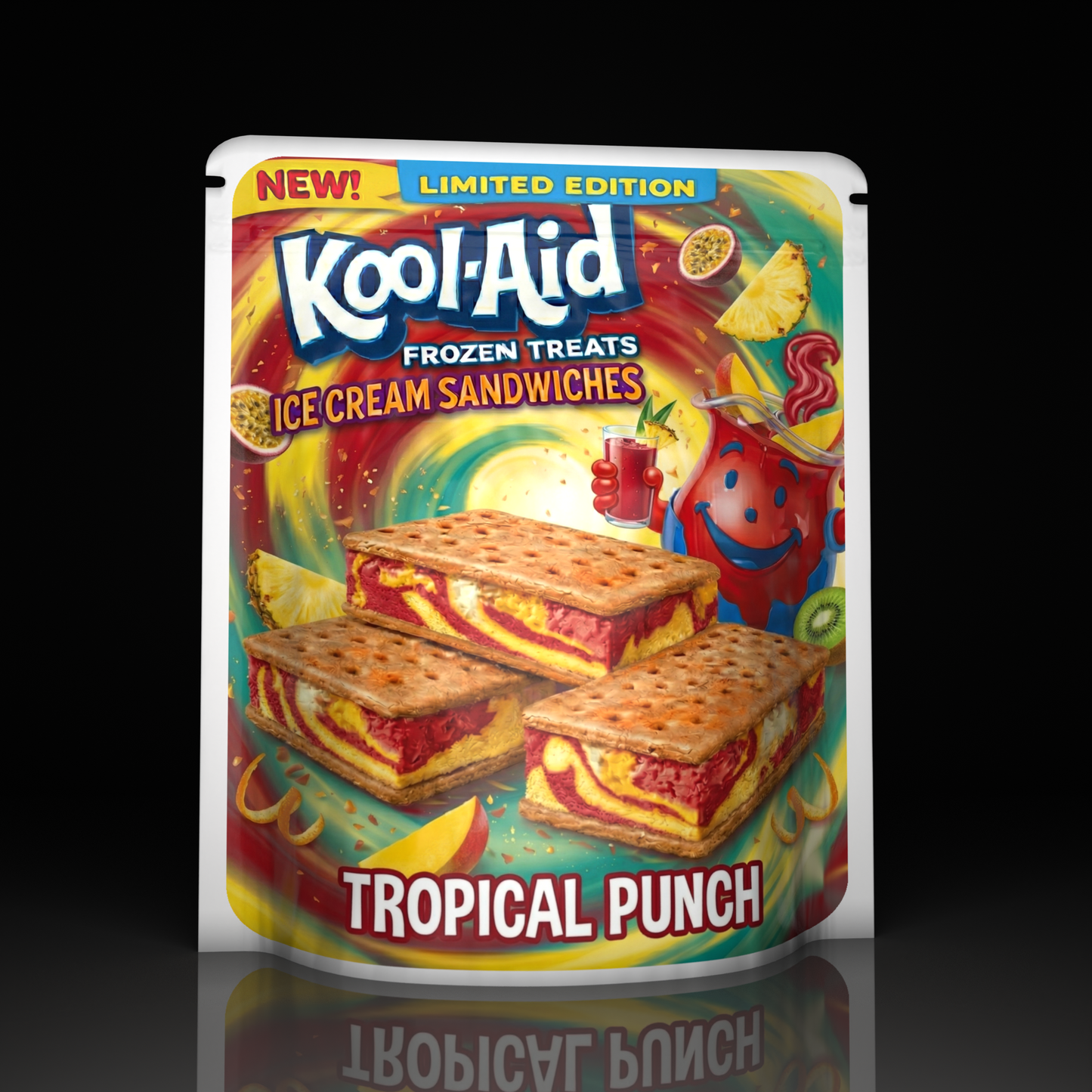 Kool Aid Ice Cream Tropical Punch2