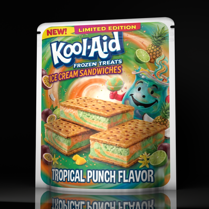 Kool Aid Ice Cream Tropical Punch