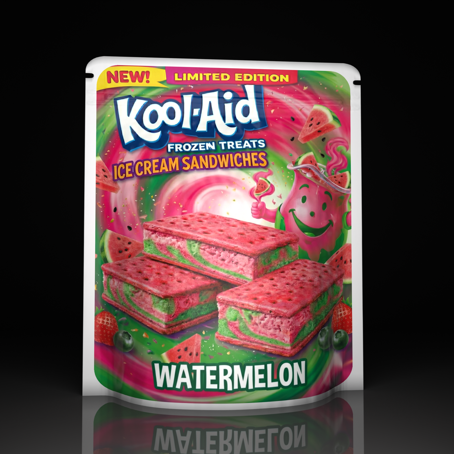 Kool Aid Ice Cream Watermelon