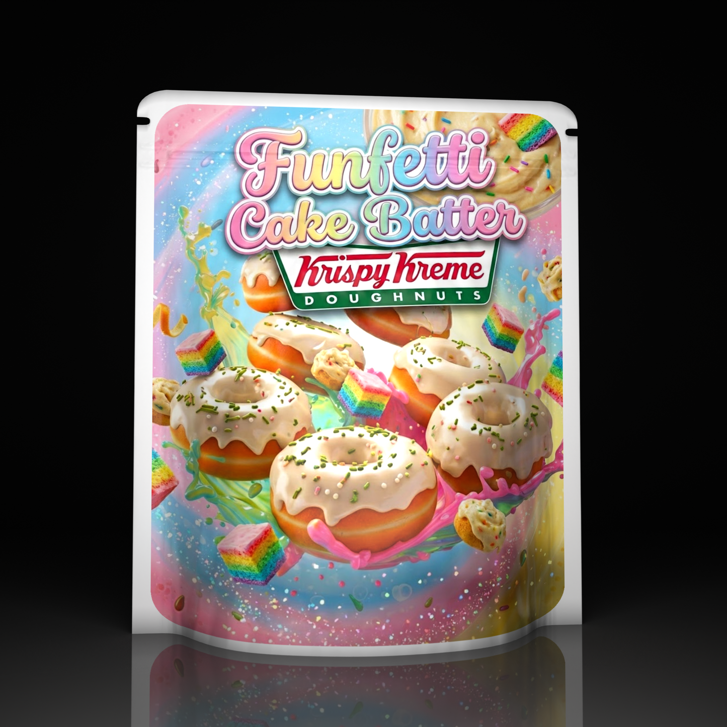 Krispy Funfetti Cake Batter