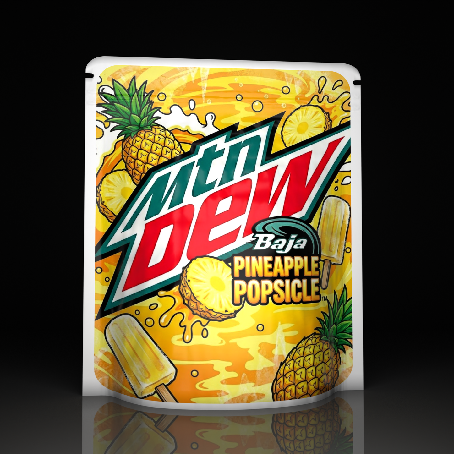 Mtn Dew Pineapple Popsicle