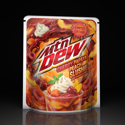 Mtn Dew Slush Cherry Papaya Peach Slushie