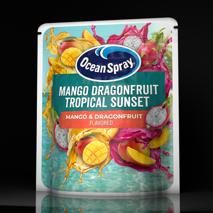 Ocean Spray Mango Dragonfruit Tropical Sunset