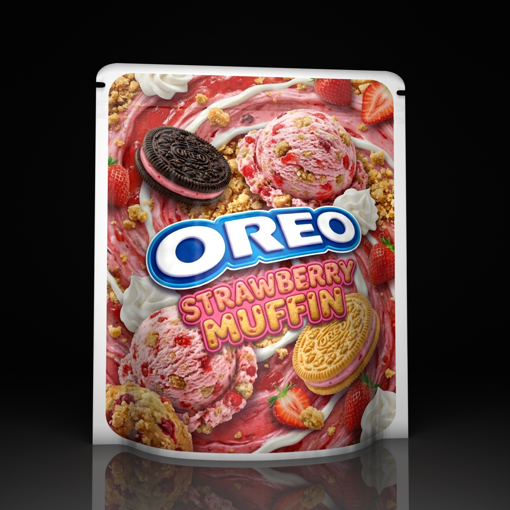 oreo-strawberry-muffin
