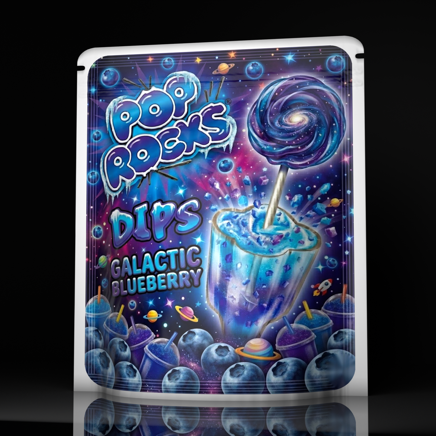 Poprocks Galactic Blueberry