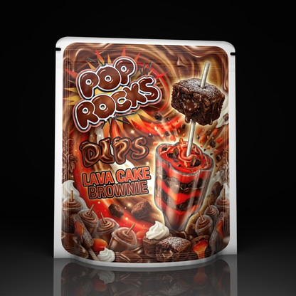 Poprocks Lava Cake Brownie