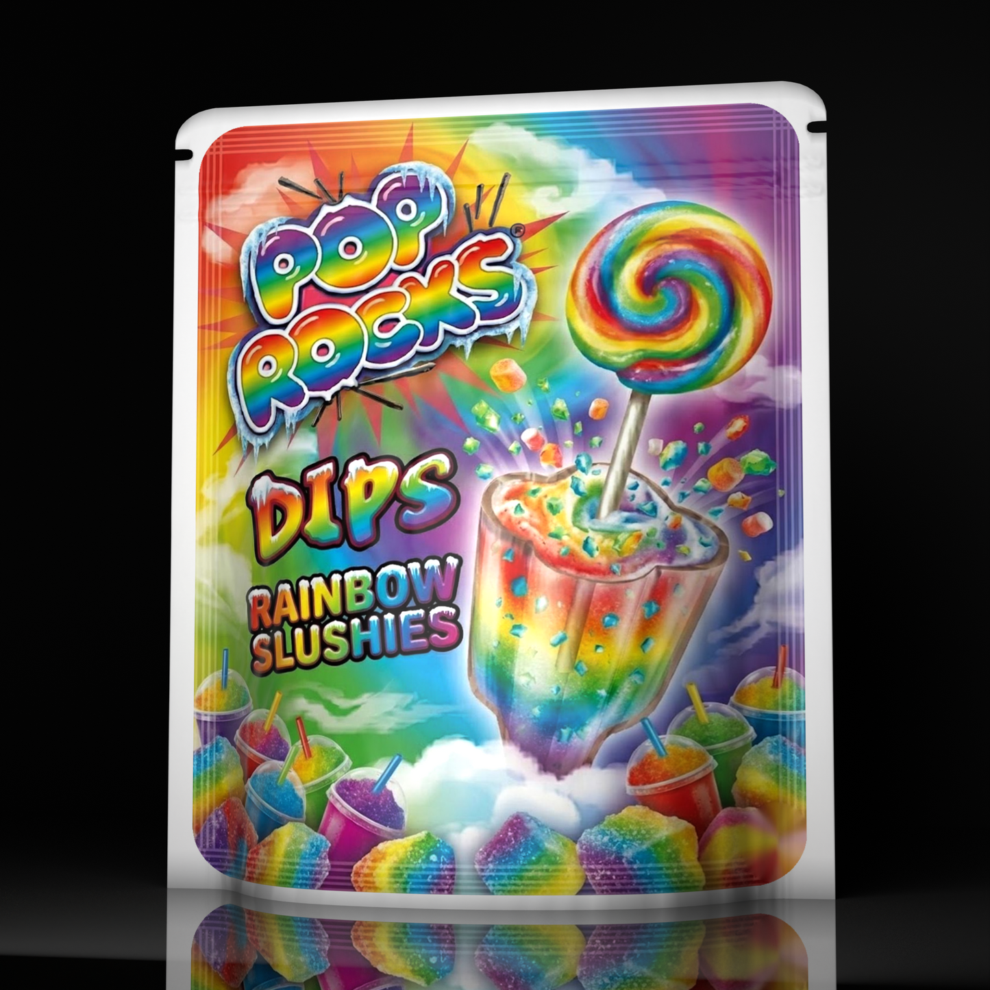 Poprocks Rainbow Slushies
