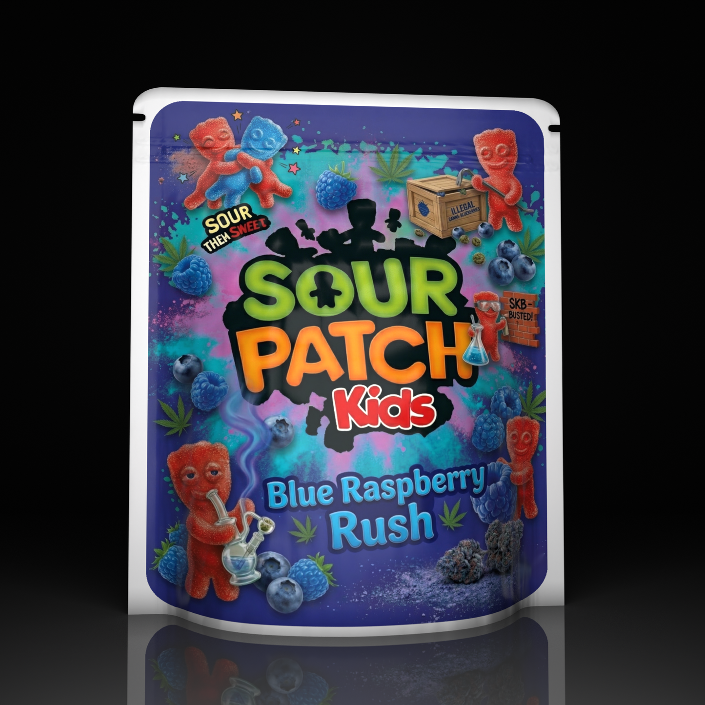 Sour Patch Kids Blue Raspberry Rush