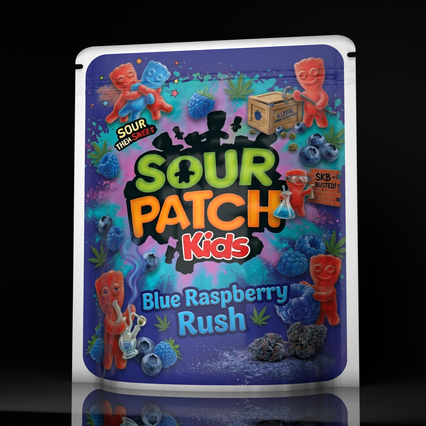 Sour Patch Kids Blue Raspberry Rush