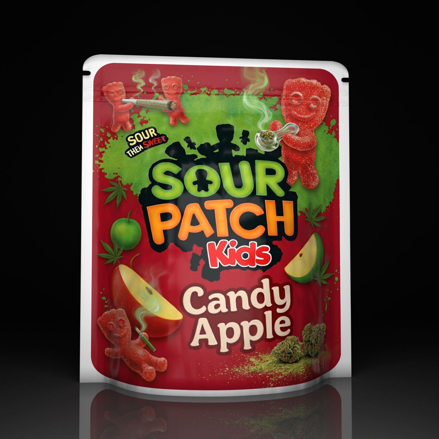 Sour Patch Kids Candy Apple