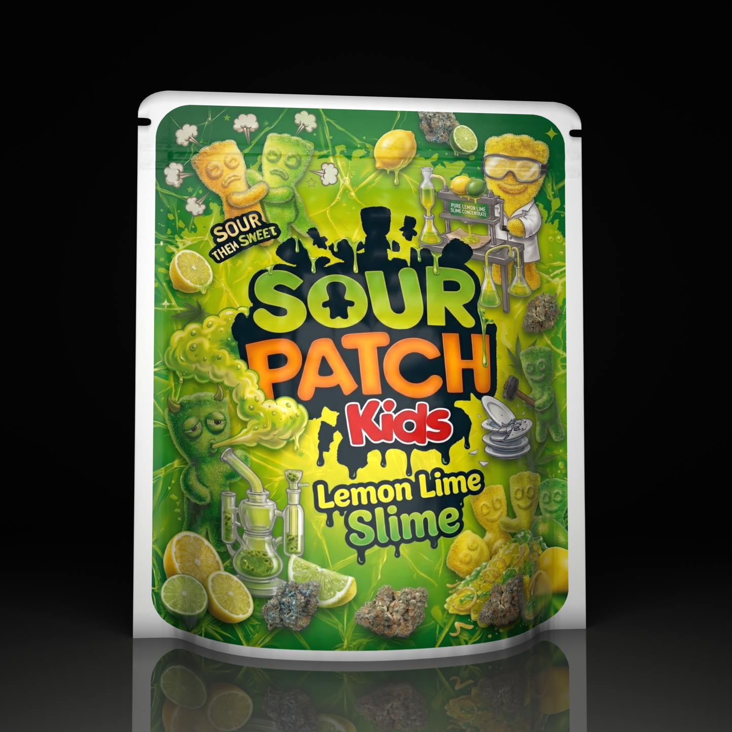Sour Patch Kids Lemon Lime Slime