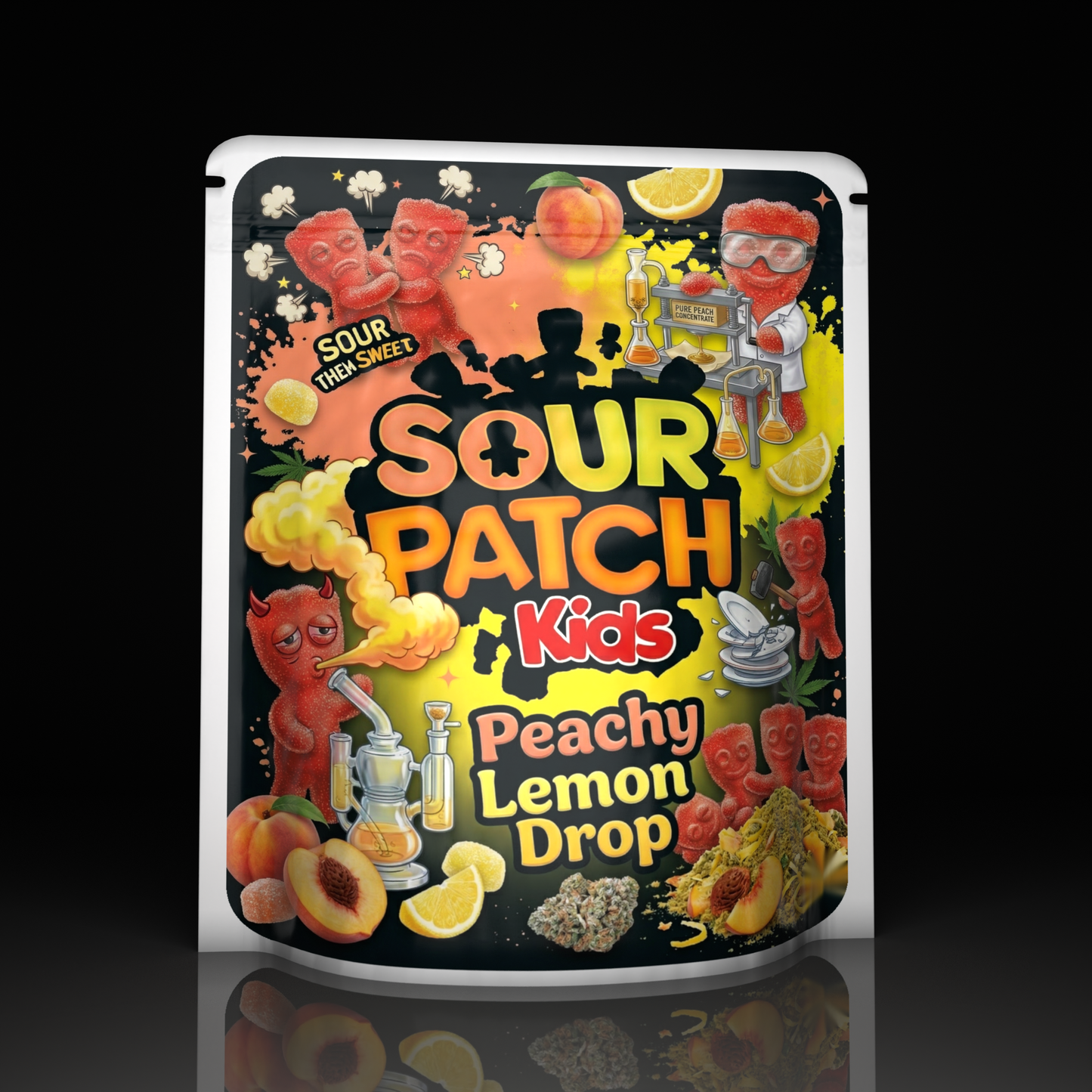 Sour Patch Kids Peachy Lemon Drop