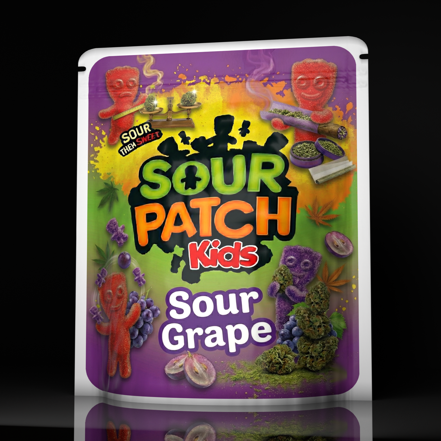 Sour Patch Kids Sour Grape