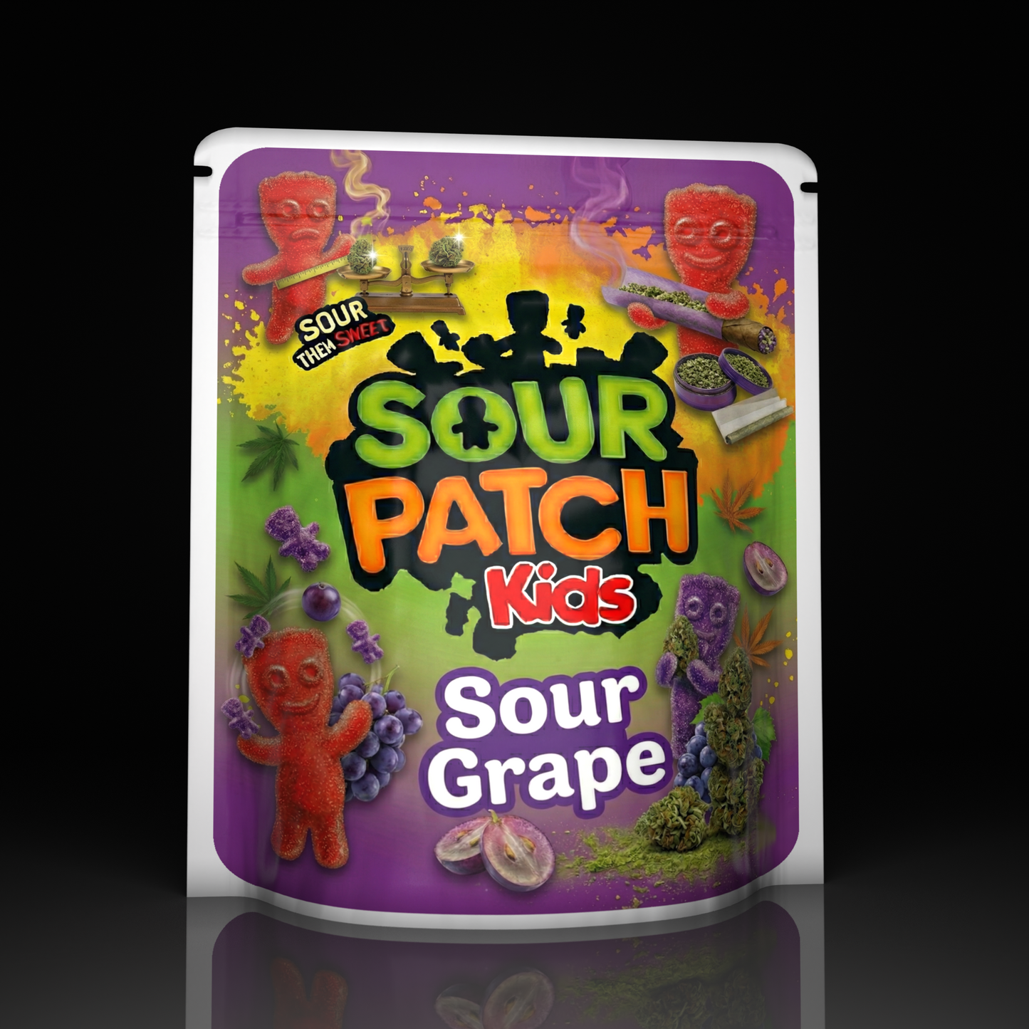 Sour Patch Kids Sour Grape
