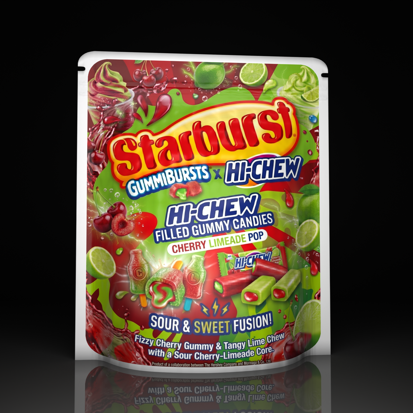 Starburst X Hi Chew Cherry Limeade Pop