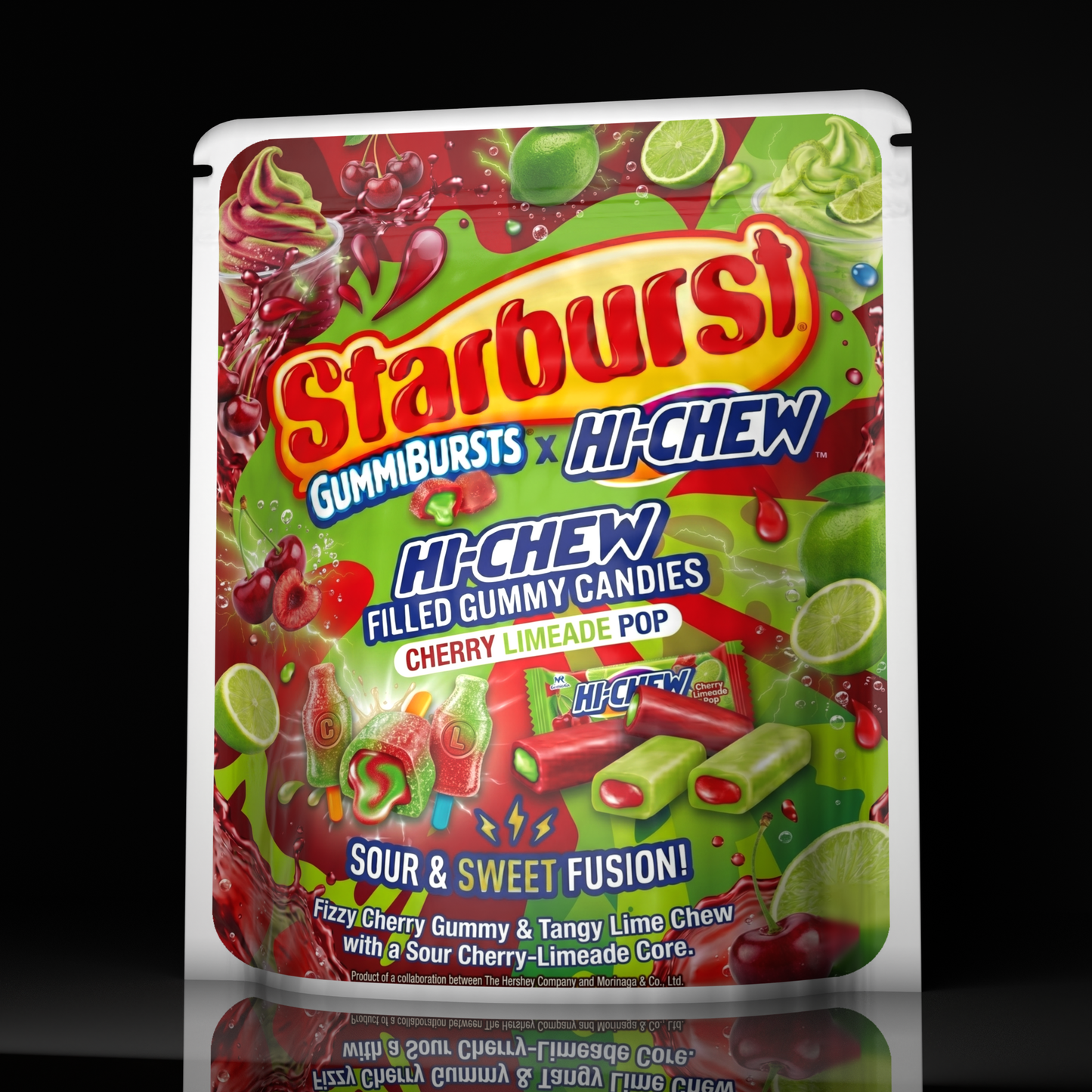 Starburst X Hi Chew Cherry Limeade Pop