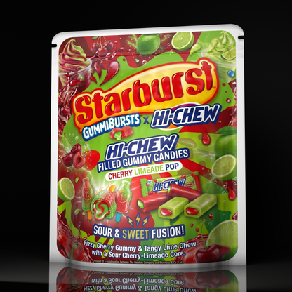 Starburst X Hi Chew Cherry Limeade Pop
