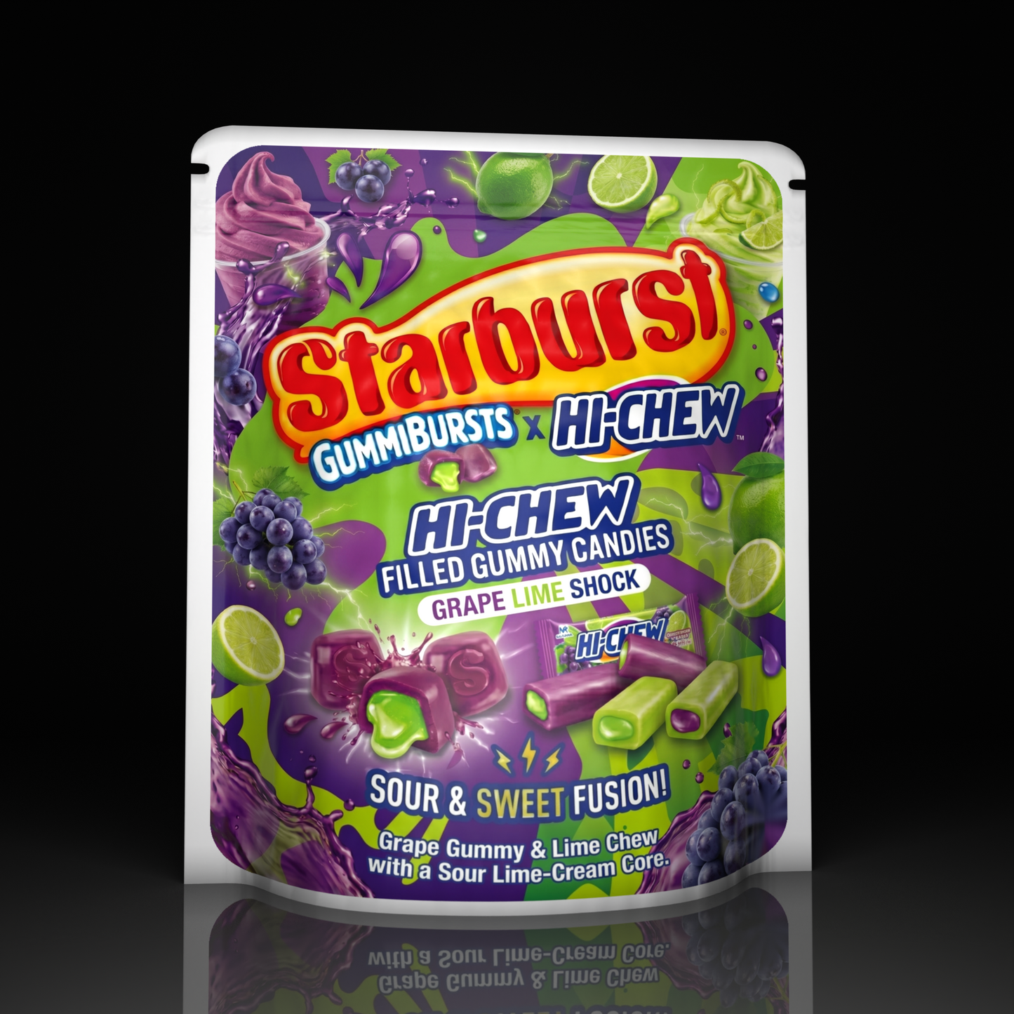 Starburst X Hi Chew Grape Lime Shock