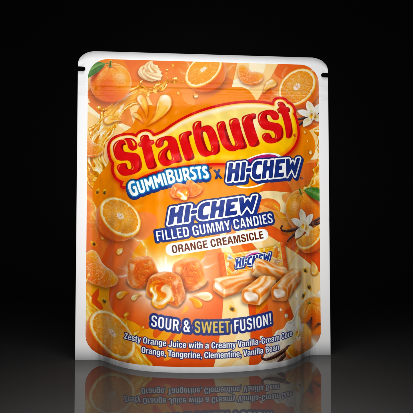 Starburst X Hi Chew Sour Nan Ss Zest Orange