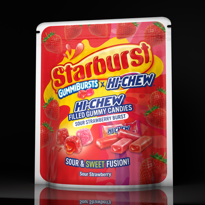 Starburst X Hi Chew Sour Strawberry Burst