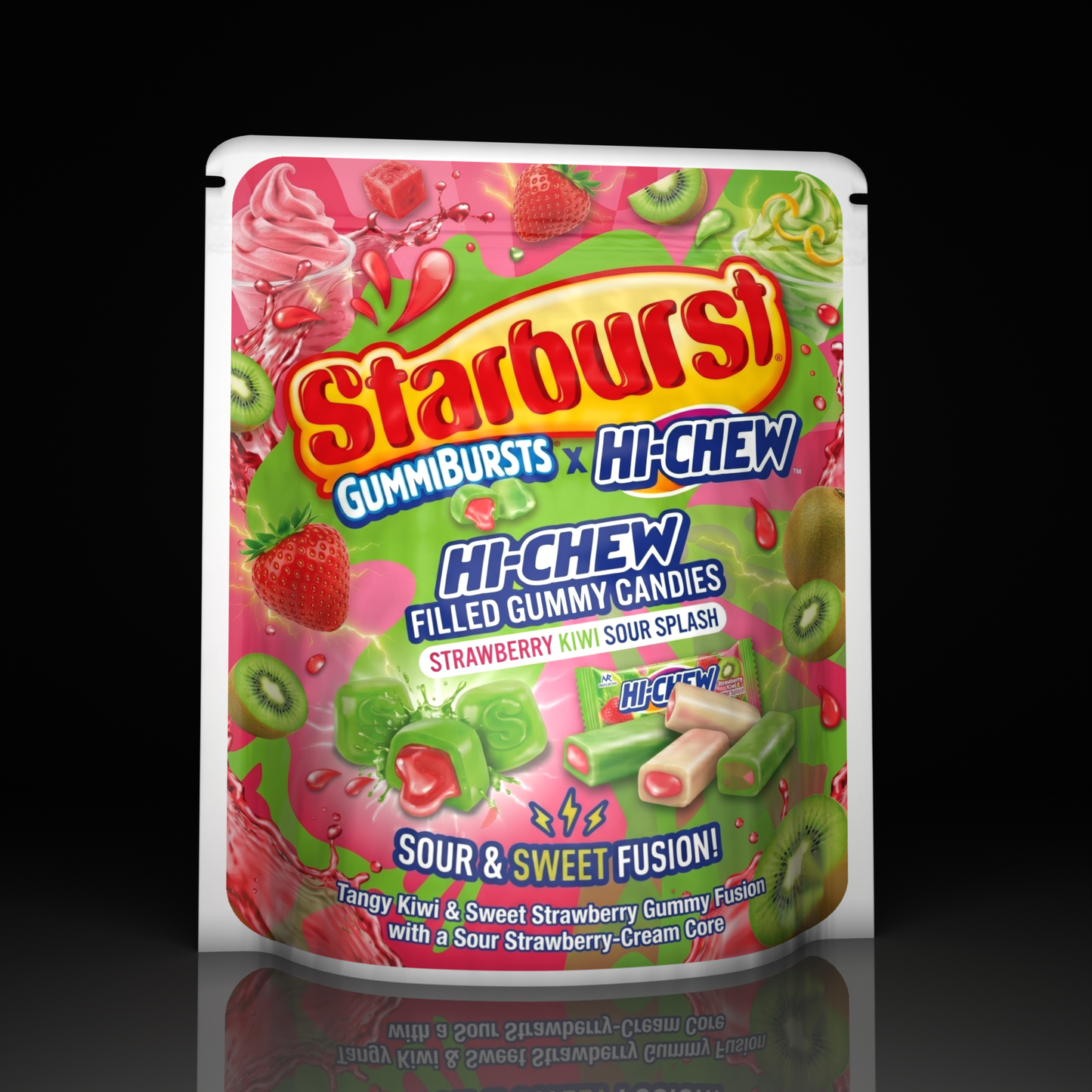 Starburst X Hi Chew Strawberry Kiwi Sour Splash