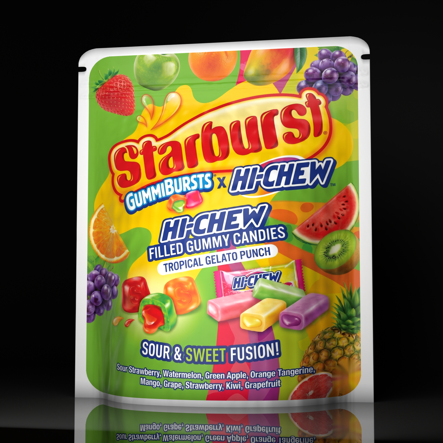 Starburst X Hi Chew Tropical Gelato Punch