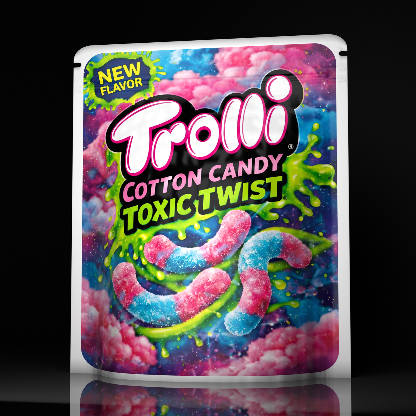Trolli Worms Cotton Candy
