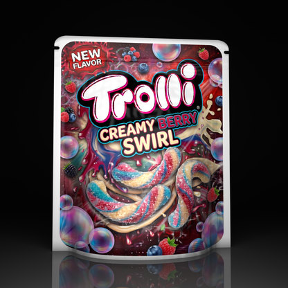 Trolli Worms Creamy Berry Swirl