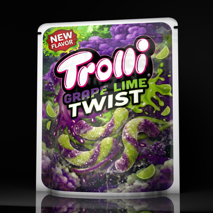 Trolli Worms Grape Lime