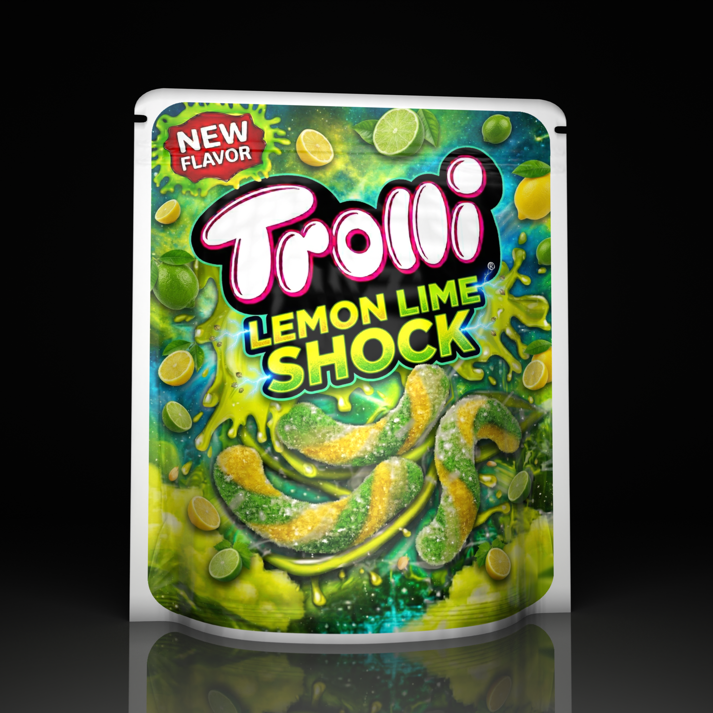 Trolli Worms Lemon Lime Shock