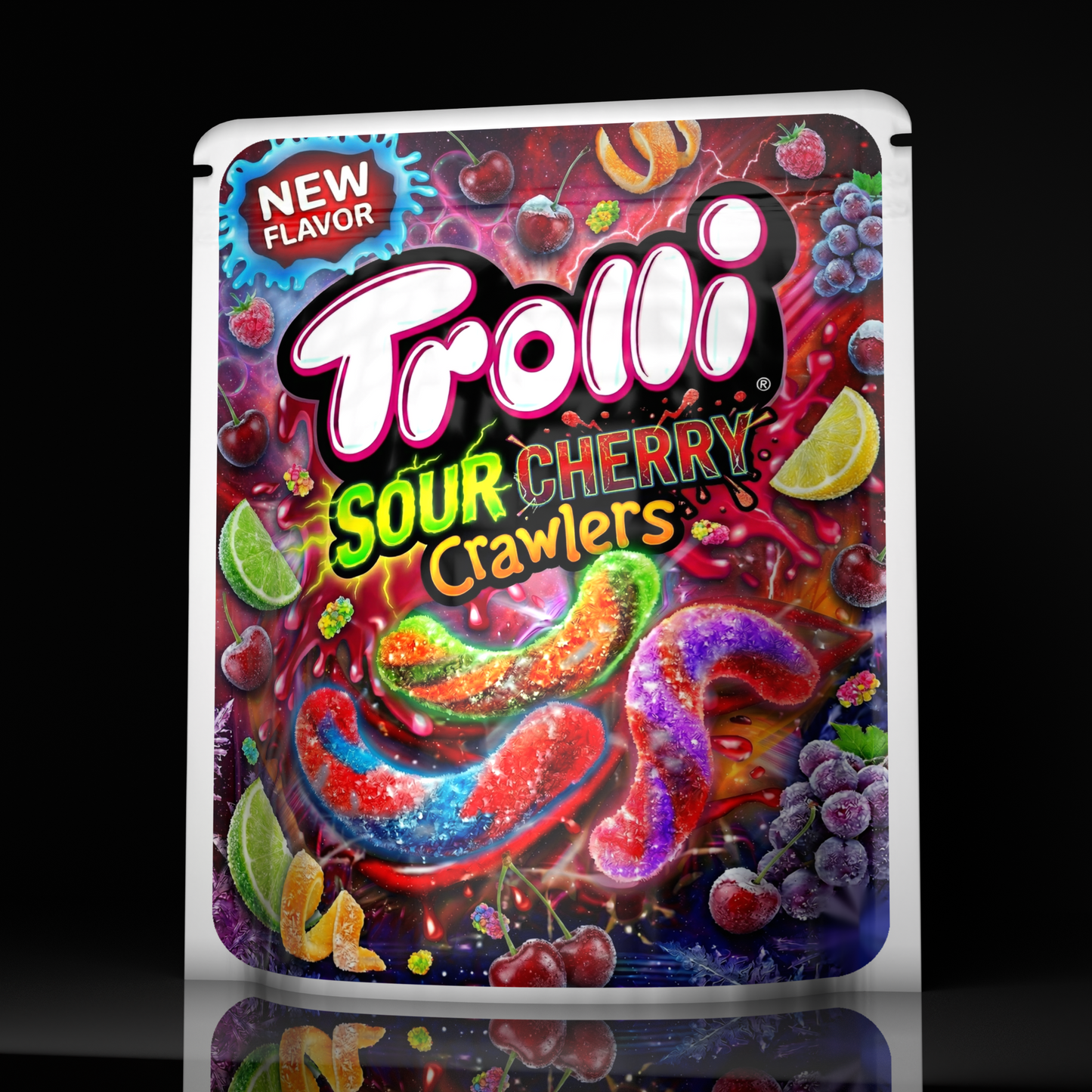 Trolli Worms Sour Cherry