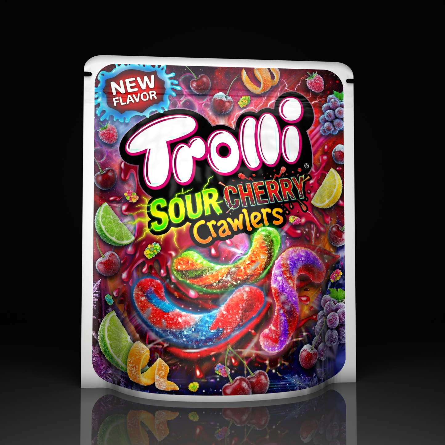 Trolli Worms Sour Cherry