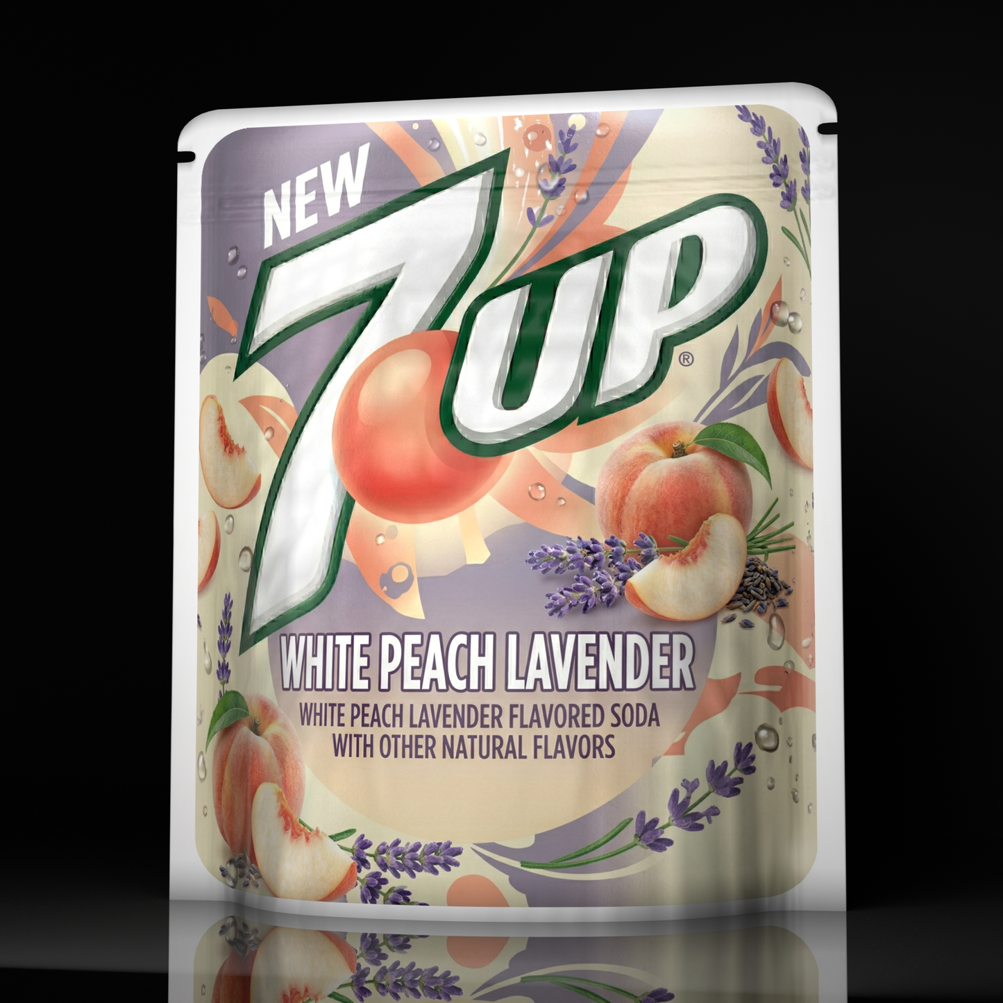 Up White Peach Lavender