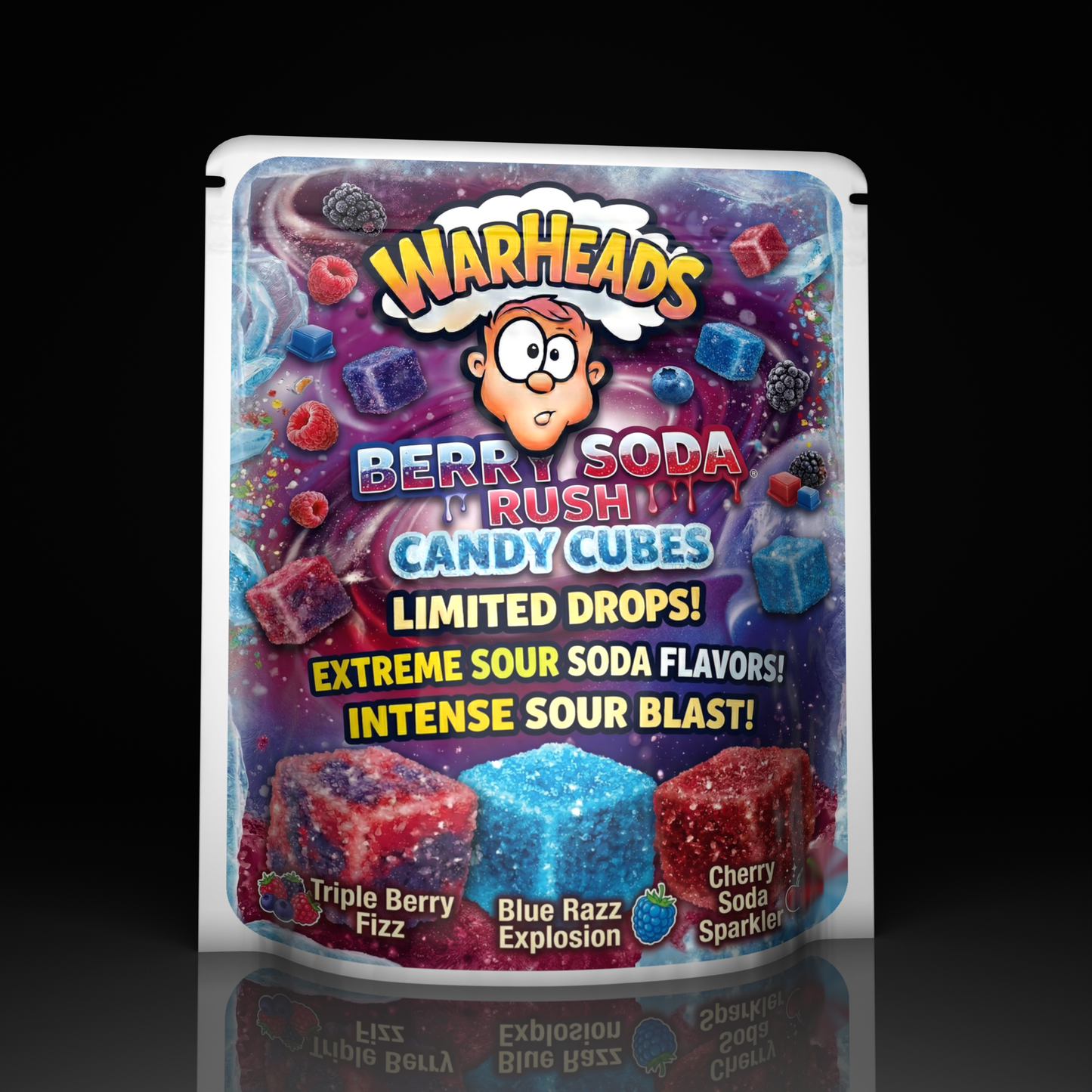 Warheads Berry Soda Rush