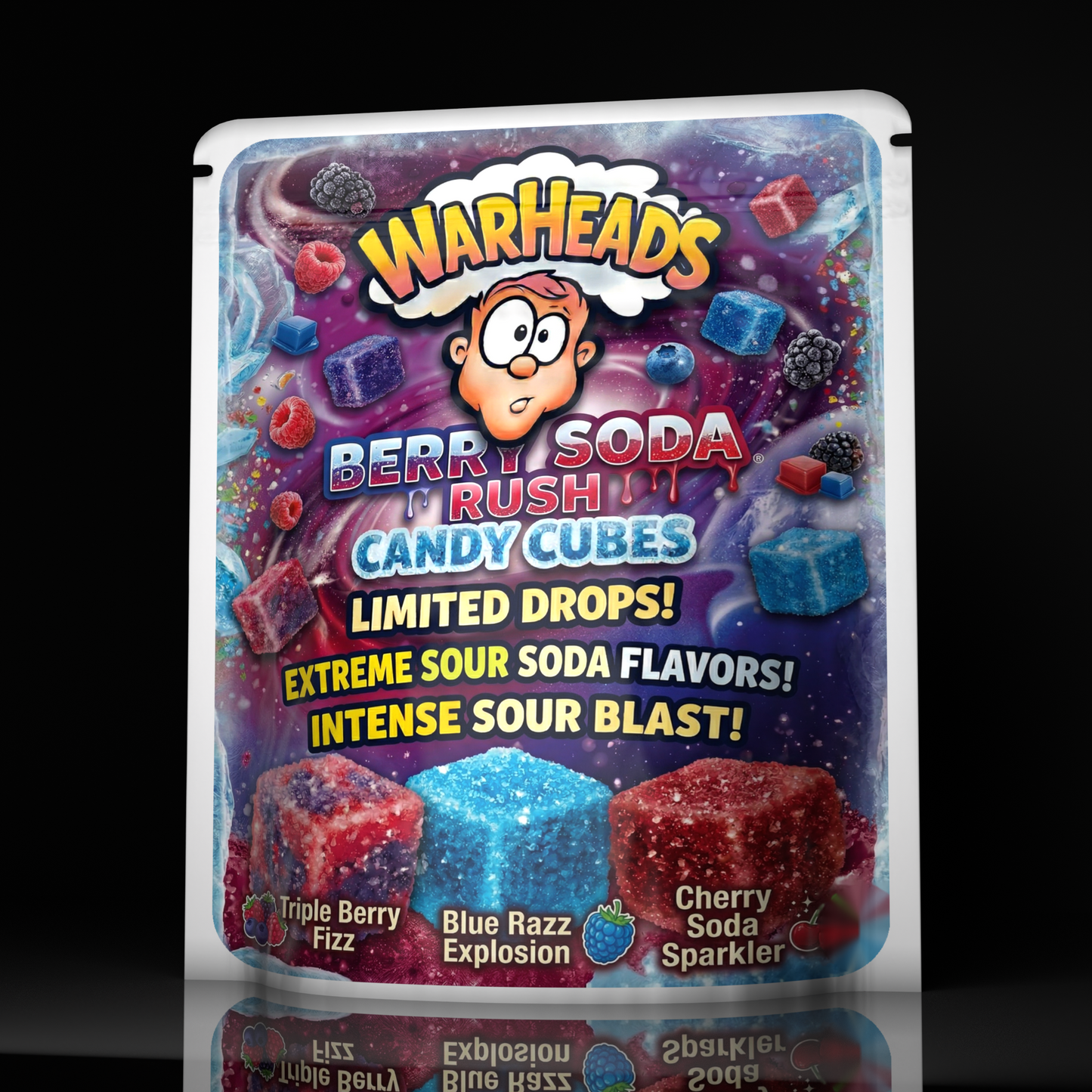 Warheads Berry Soda Rush