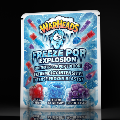 Warheads Freeze Pops