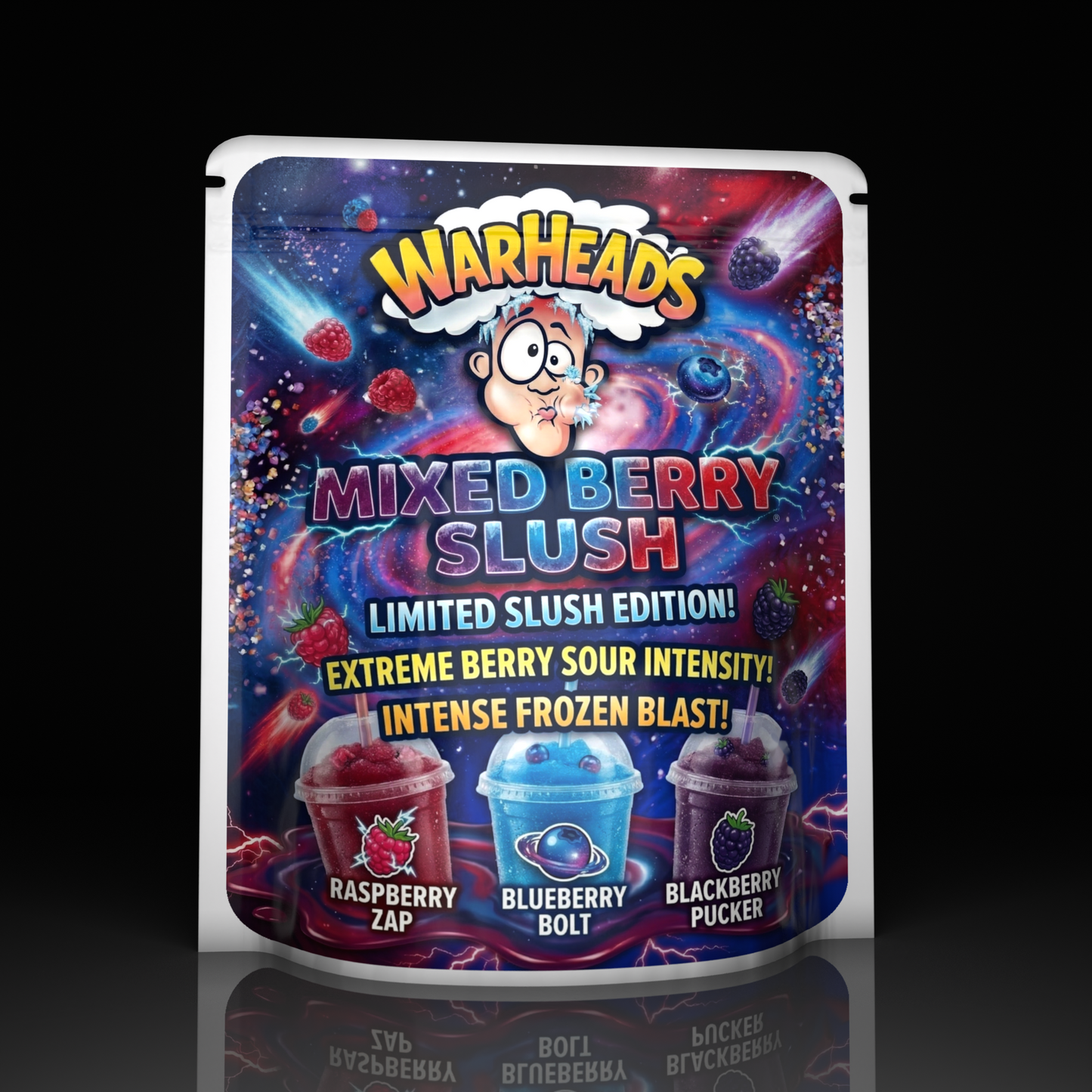 Warheads Mixed Berry Slush