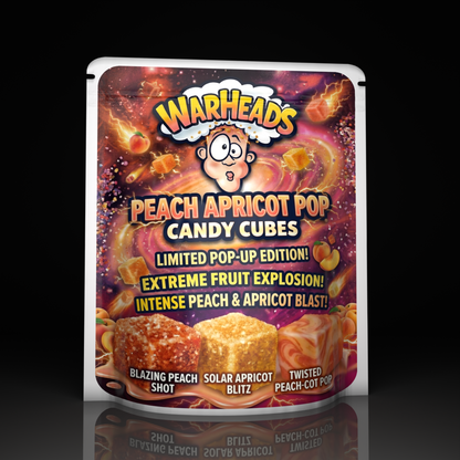 Warheads Peach Apricot Pop