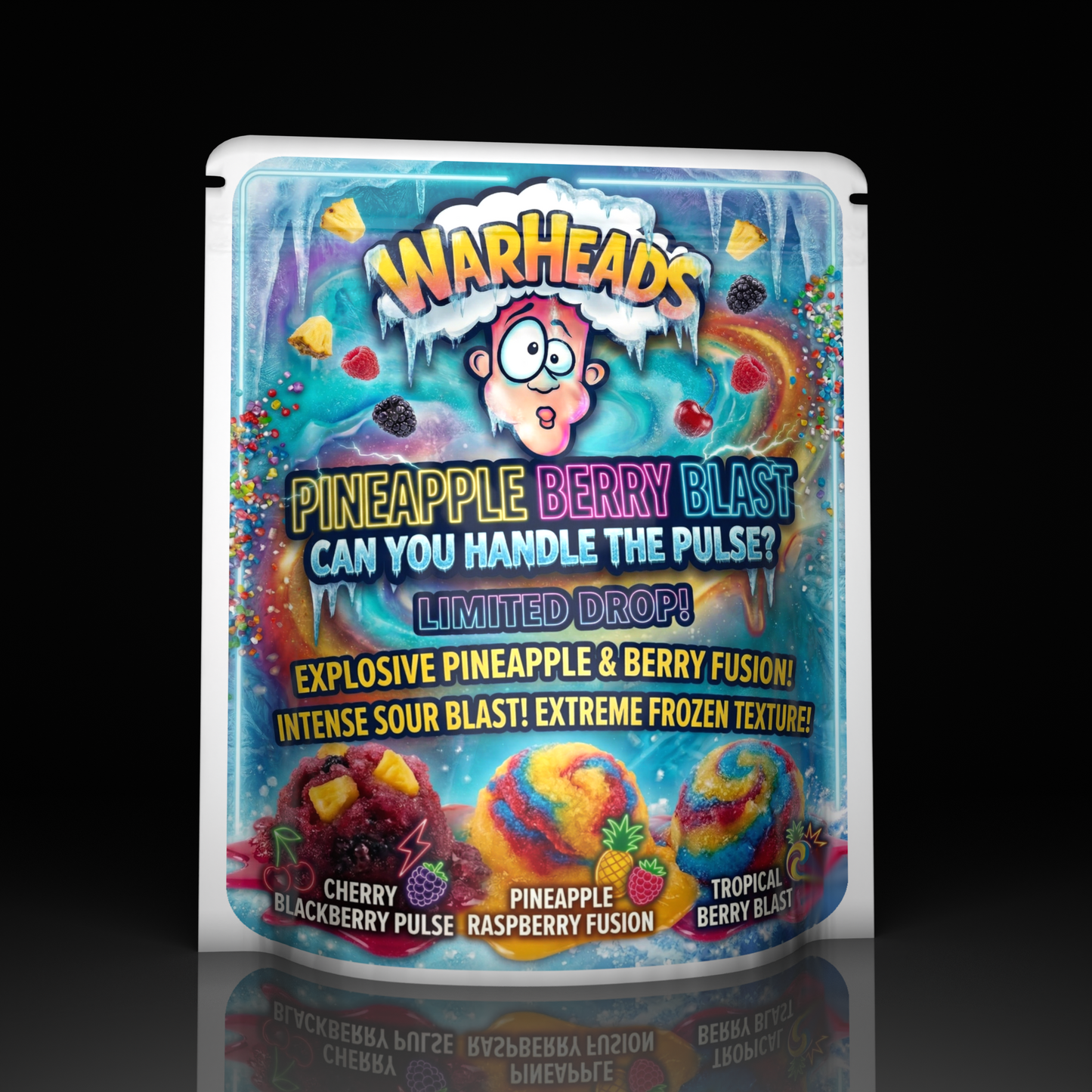 Warheads Pineapple Berry Blast