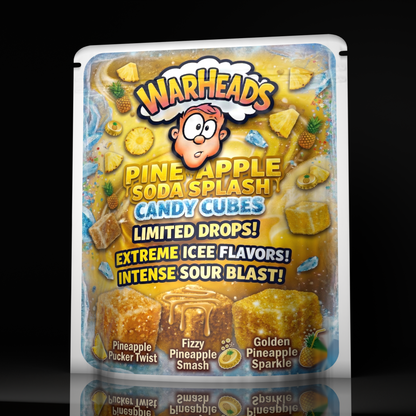 Warheads Pineapple Soda Splash