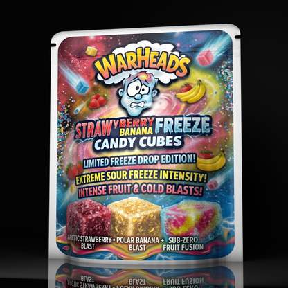 Warheads Strawberry Banana Freeze