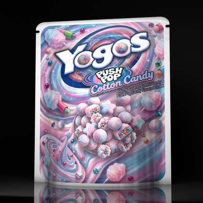 Yogos Push Pop Cotton Candy